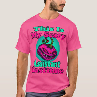 Camiseta Este es mi asustado disfraz de asistente para homb