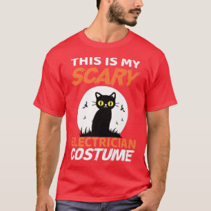 Camiseta Este es mi asustado disfraz de electricista para H