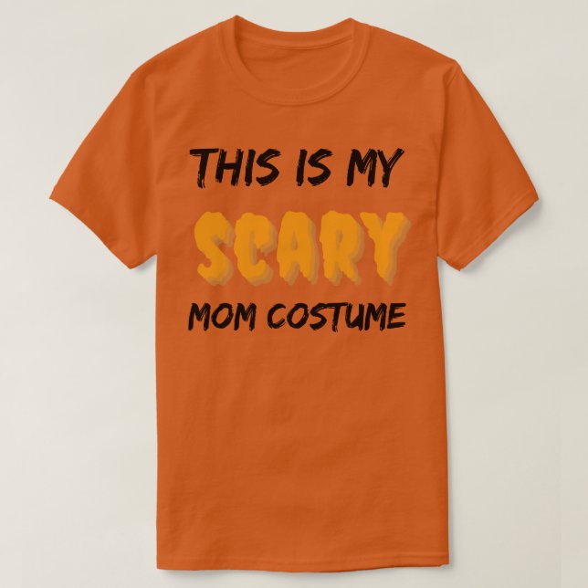 Camiseta Este es mi asustado disfraz Funny Diseño Halloween (Diseño del anverso)
