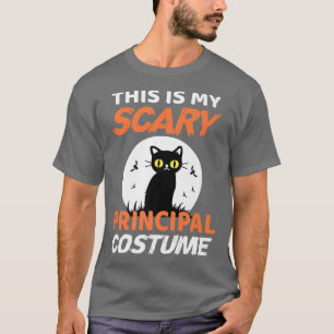 Camiseta Este es mi asustado disfraz principal para Hallowe