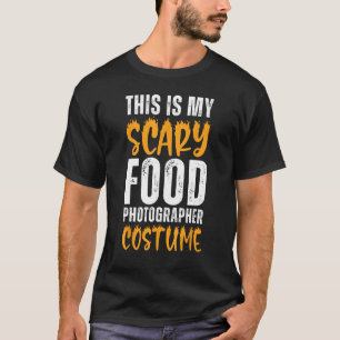 Camiseta Este Es Mi Asustado Fotógrafo De Comida Costume Gr