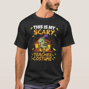 Camiseta Este Es Mi Asustado Profesor Costume Educador De L