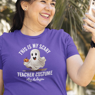 Camiseta Este es mi asustado profesor Personalizado de disf