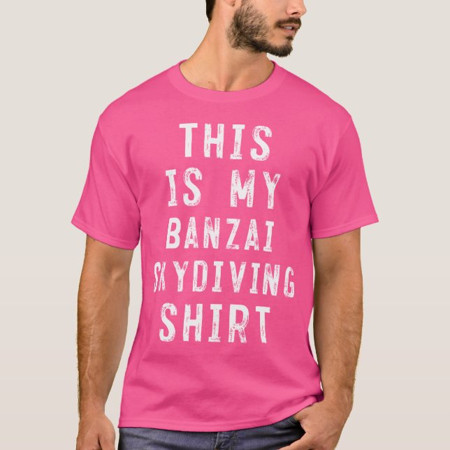 Camiseta Este Es Mi Atleta Banzai Skydiving (Anverso)