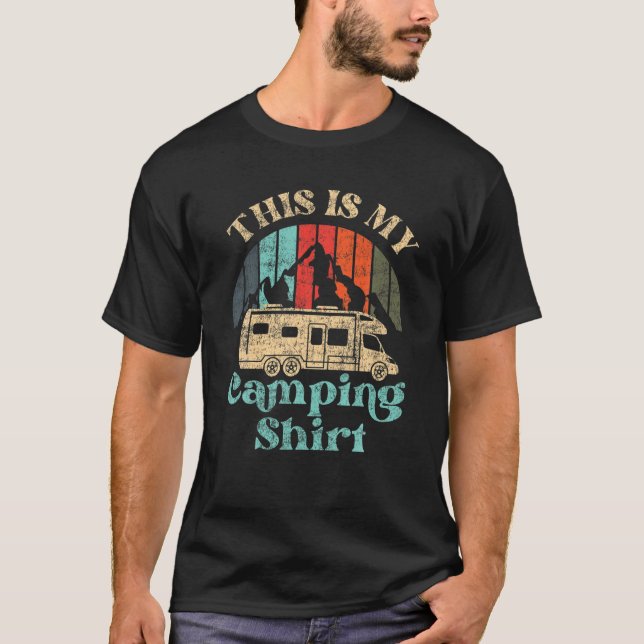 Camiseta Este Es Mi Autopista Camping Campervan Retro Vinta (Anverso)