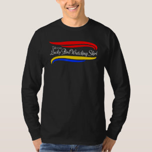 Camiseta Este Es Mi Ave Afortunada Viendo El Reloj De Aves