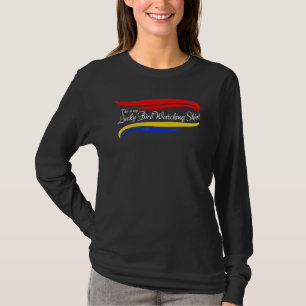 Camiseta Este Es Mi Ave Afortunada Viendo El Reloj De Aves