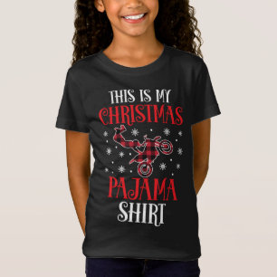 Camiseta Este Es Mi Bicicleta De Papel Rojo Pajama Dirtbike