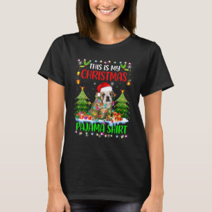 Camiseta Este es mi Bulldog Pajama English Santa