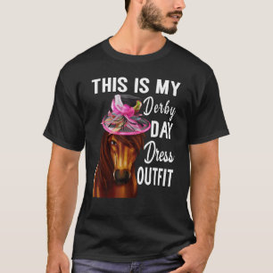 Camiseta Este Es Mi Caballo Gorra De Vestido Derby Day