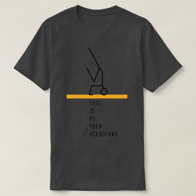 Camiseta Este es mi cabezal de yoga 34 (Diseño del anverso)