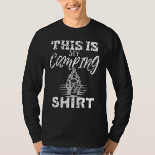 Camiseta Este Es Mi Campamento Para Camping De Campista