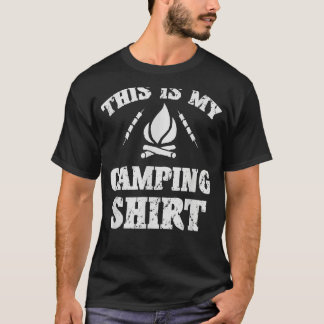 Camiseta Este Es Mi Camping Camping Camper Novedad