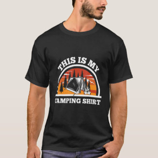 Camiseta Este Es Mi Camping Camping Para Los Campistas