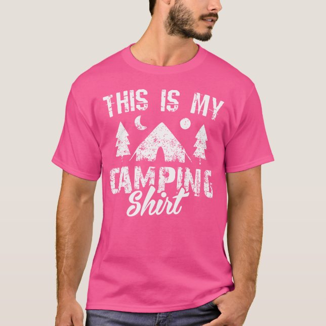Camiseta Este Es Mi Camping Shirt - Divertido Camping Vinta (Anverso)