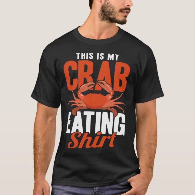 Camiseta Este Es Mi Cangrejo Comiendo Camisas De Marisco Ca (Anverso)