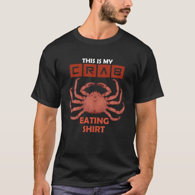 Camiseta Este Es Mi Cangrejo Comiendo Cangrejo (Anverso)