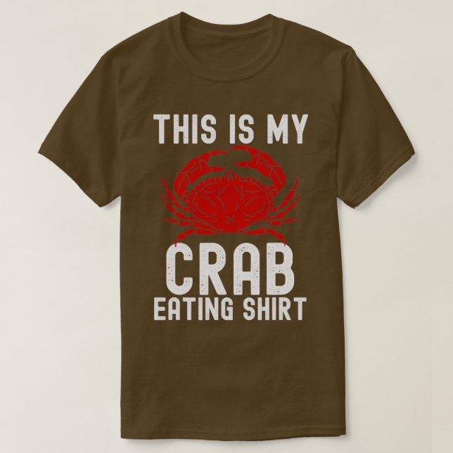 Camiseta Este Es Mi Cangrejo Comiendo Caza 2 (Diseño del anverso)