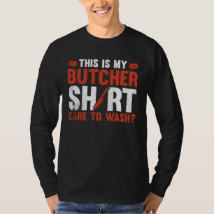 Camiseta Este es mi carnicero ¿Quieres lavar?