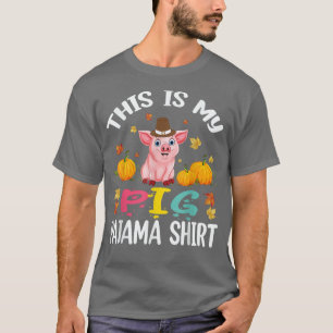 Camiseta Este Es Mi Cerdo Pajama De Acción De Gracias Usand