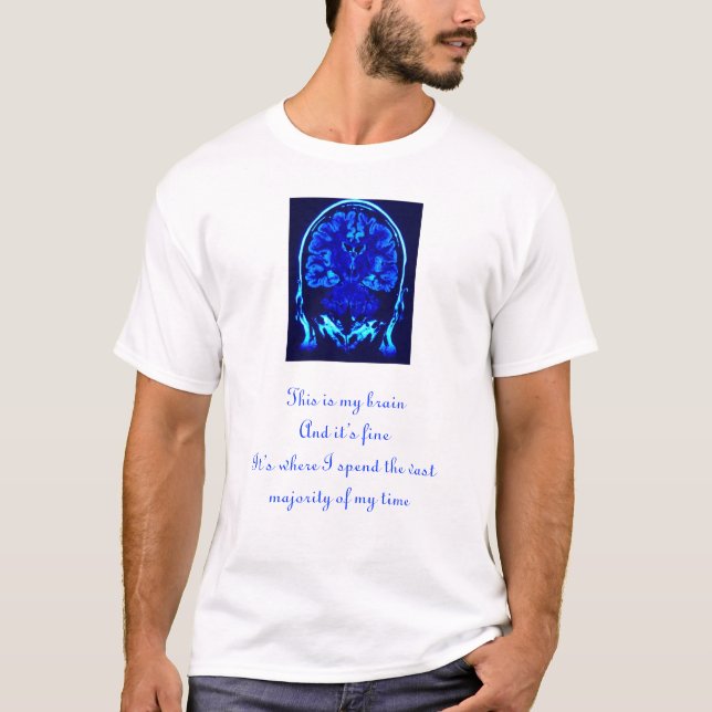 Camiseta Éste es mi cerebro (Anverso)