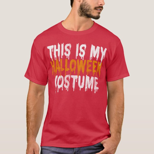 Camiseta Este es mi chica de Halloween de último minuto (Anverso)
