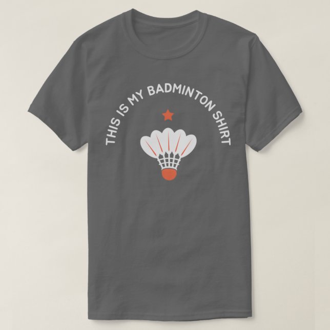 Camiseta Este es mi Chiste de Badminton Funny Birdie T (Diseño del anverso)