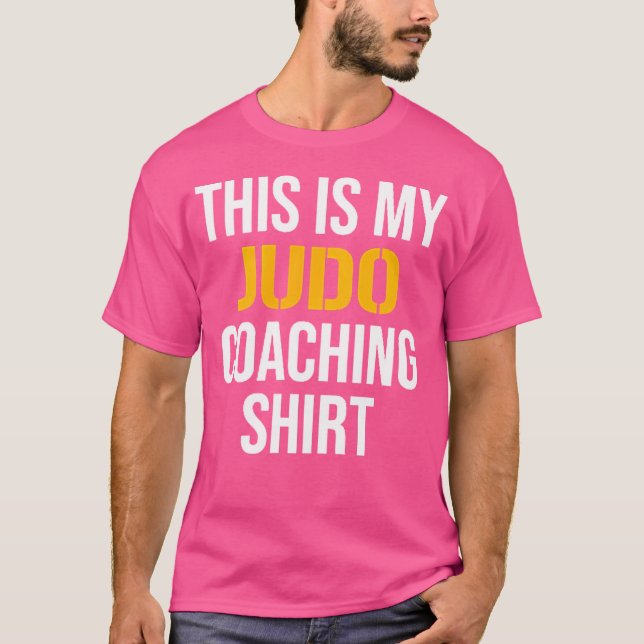 Camiseta Este Es Mi Coaching De Judo (Anverso)