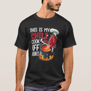 Camiseta Este Es Mi Cocinero De Chili Spicy Chili Cook Off