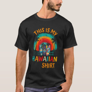 Camiseta Este Es Mi Col De Flor De Playa Aloha Hawaii
