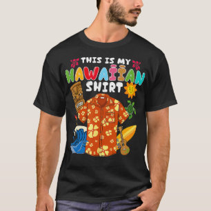 Camiseta Este es mi cómico resumen hawaiano tropical