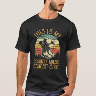 Camiseta Este es mi concierto de música country Southern W