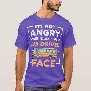 Camiseta Este Es Mi Conductor De Autobús Face Funny Autobús