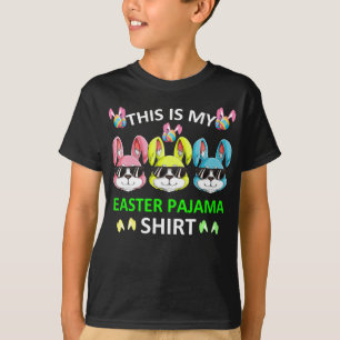 Camiseta Este Es Mi Conejo De Pascua Con Camisas Pajama Cue