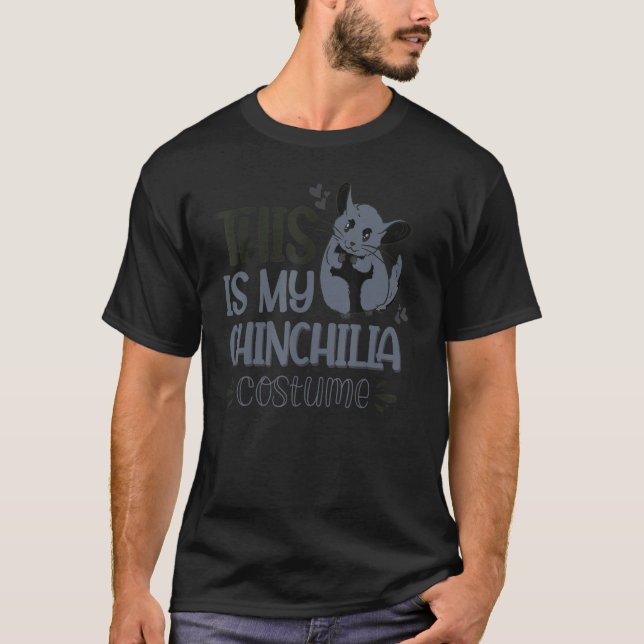 Camiseta Este Es Mi Costume Chinchilla 2 (Anverso)