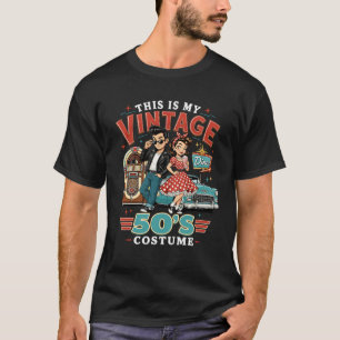 Camiseta Este Es Mi Costume De Carro De Moda Vintage De Los
