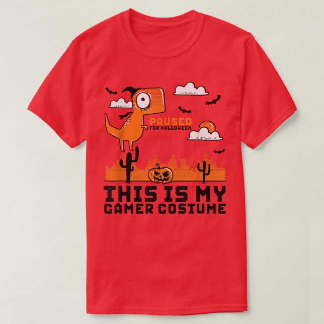 Camiseta Este Es Mi Costume De Gamer Gracioso Video Gaming  (Diseño del anverso)