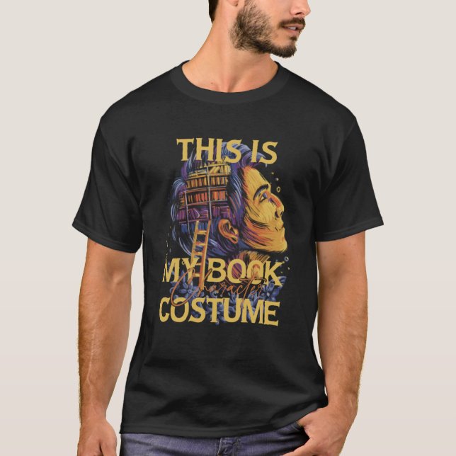 Camiseta Este Es Mi Costume De Leer Carácter De Libro (Anverso)