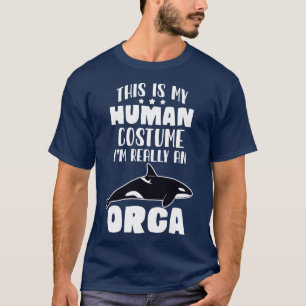 Camiseta Este Es Mi Costume Humano Ix27m Realmente Una Orca
