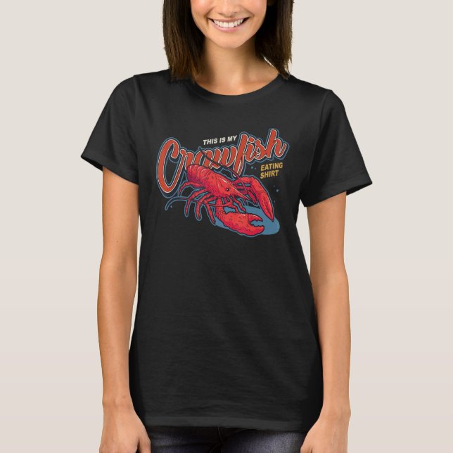 Camiseta Este Es Mi Crawfish Comer Cajun (Anverso)