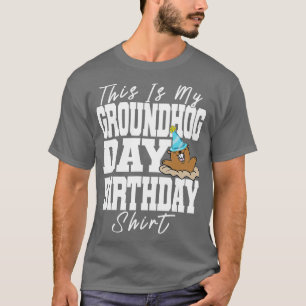 Camiseta Este es mi cumpleaños de Groundhog