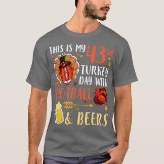 Camiseta Este Es Mi Día 43 En Turquía Con Y Beers Drinker