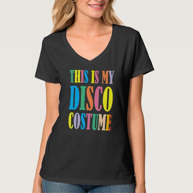Camiseta Este es mi disco disectivo disco 70 Fiesta Retr (Anverso)