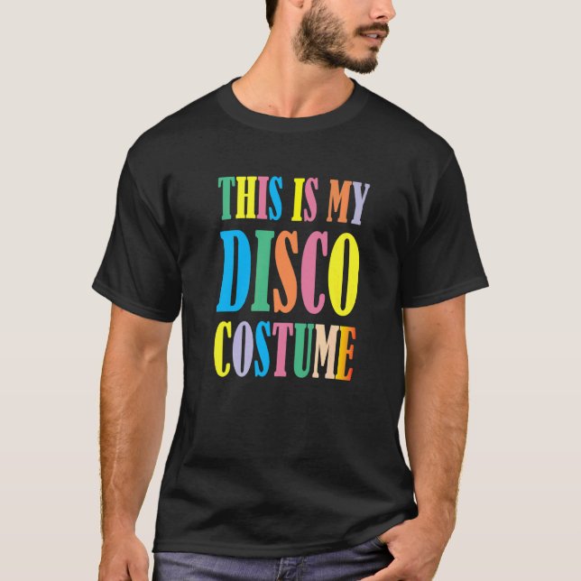 Camiseta Este es mi disco disectivo disco 70 Fiesta Retr (Anverso)