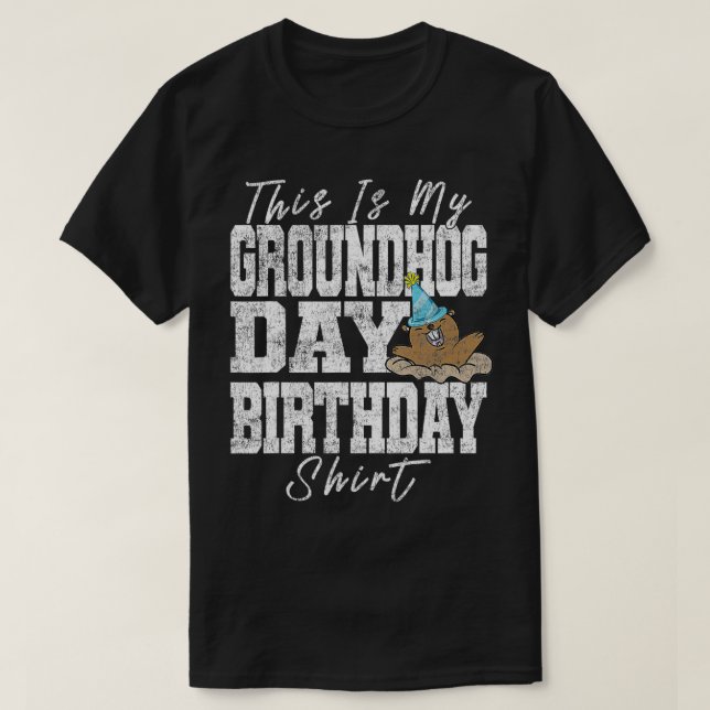 Camiseta Este es mi diseño de cosecha de cumpleaños de Grou (Diseño del anverso)