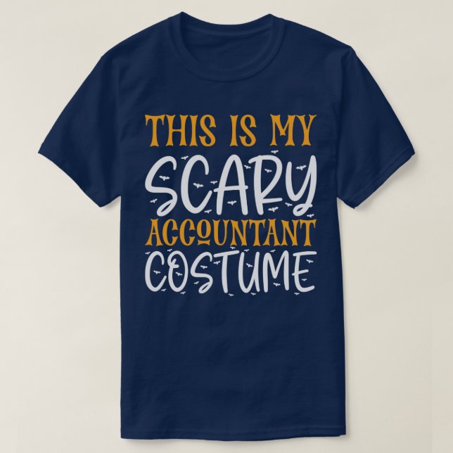 Camiseta Este Es Mi Disfraz Contador (Diseño del anverso)