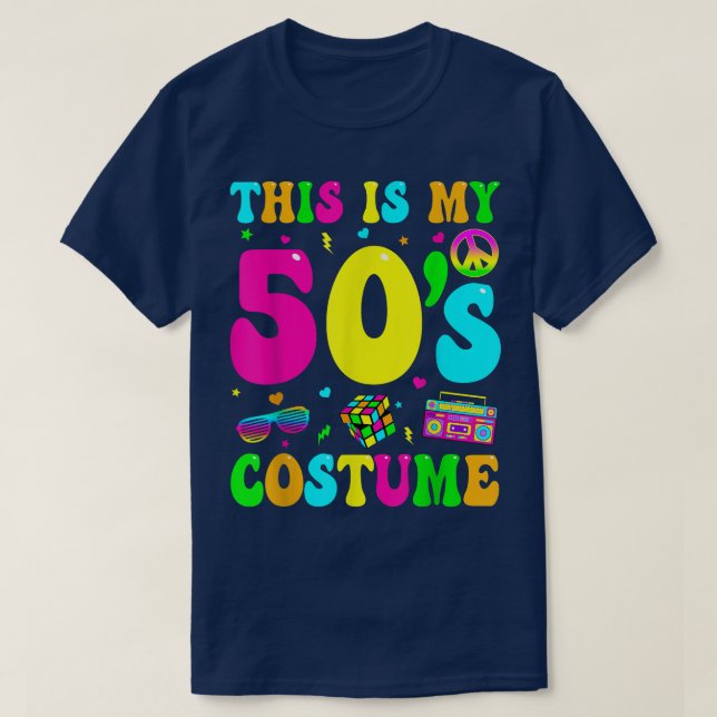 Camiseta Este es mi disfraz de 50 años Fiesta Halloween de  (Diseño del anverso)
