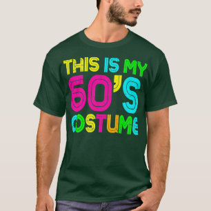 Camiseta Este es mi disfraz de 60 Fiesta de Halloween de lo