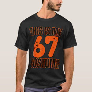 Camiseta Este Es Mi Disfraz De 67 Meme Divertido Chicos Niñ