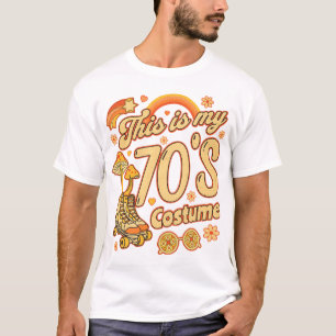 Camiseta Este es mi disfraz de 70, 70 de setecientos disfra